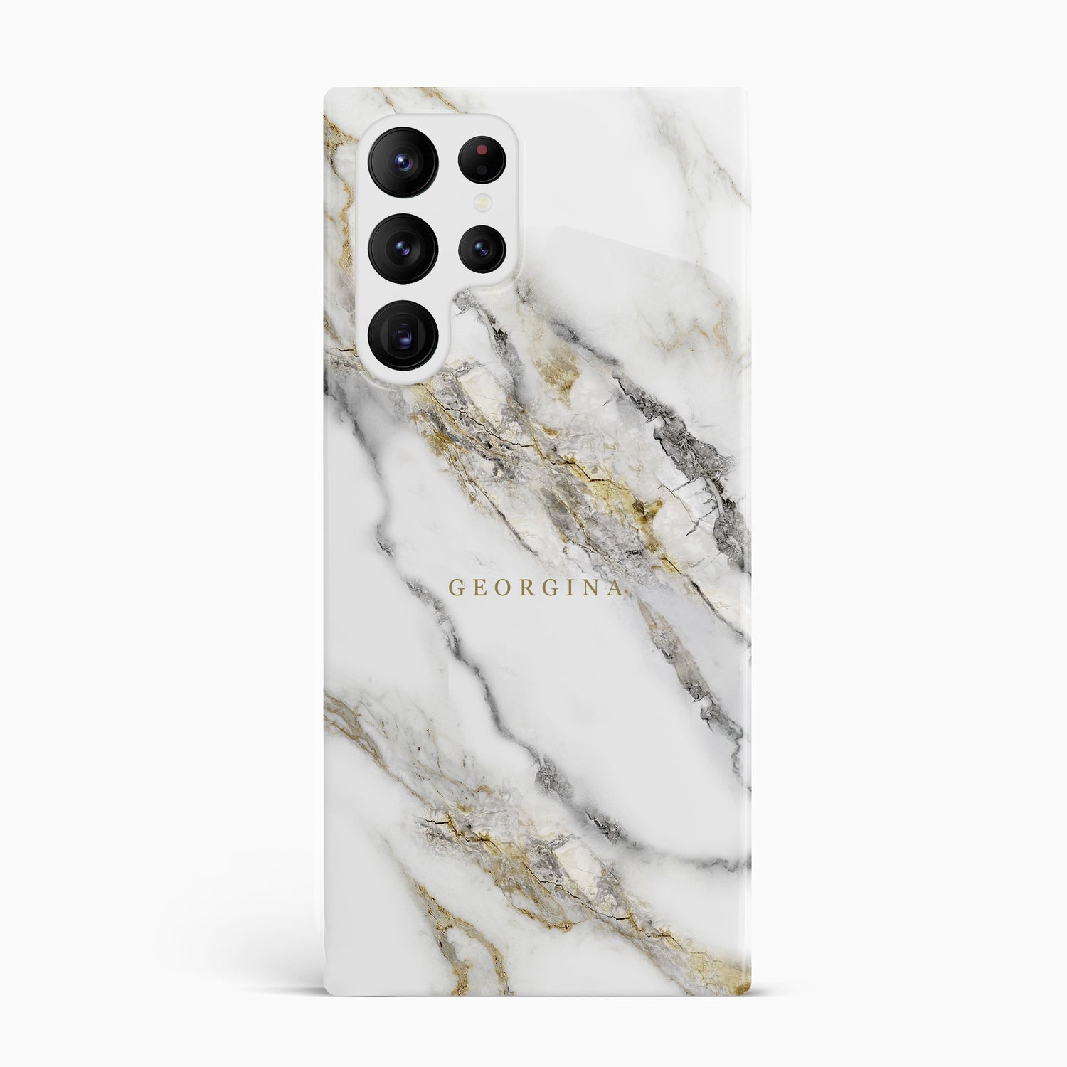 Royal Gold Marble Phone Case Samsung Galaxy S22 Ultra Phone Case