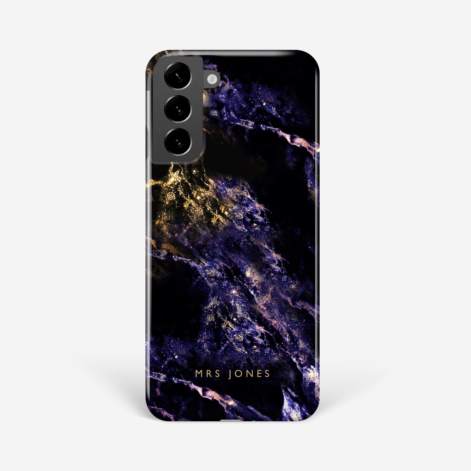 Purple Space Dust Marble Phone Case