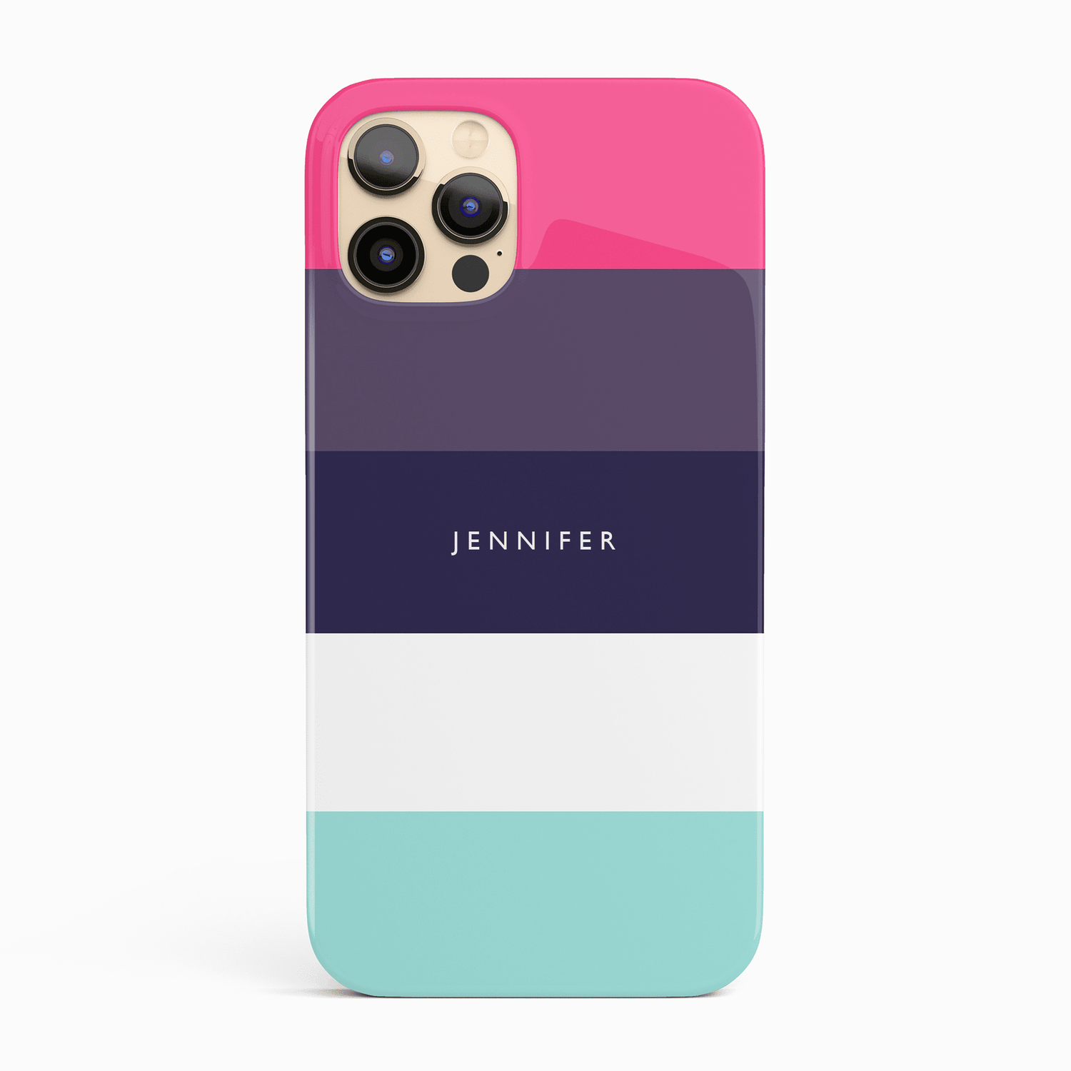 Pink Purple Grape Stripe Phone Case iPhone 13 Phone Case
