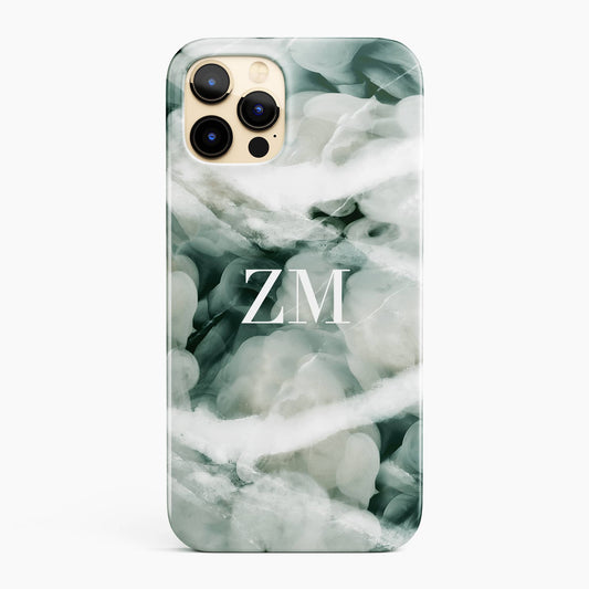 Muted Teal Green Marble Phone Case iPhone 13 Phone Case