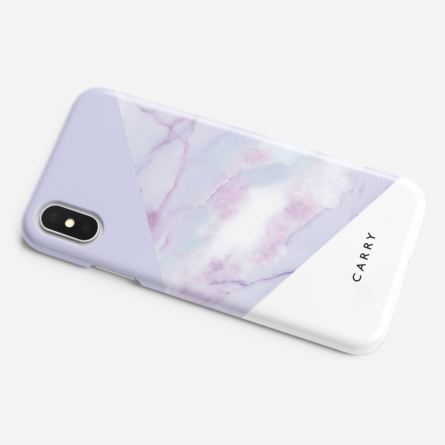 Personalised Purple Heart Phone Case iPhone Xr Phone Case