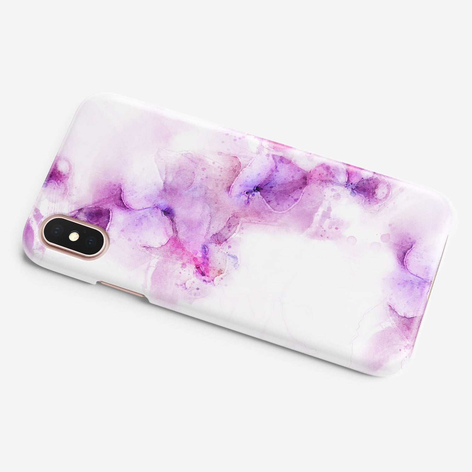 Purple Watercolour Marble Phone Case iPhone Xr Phone Case