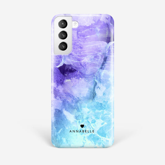 Purple and Blue Personalised Gift Phone Case Samsung Galaxy S22 Phone Case