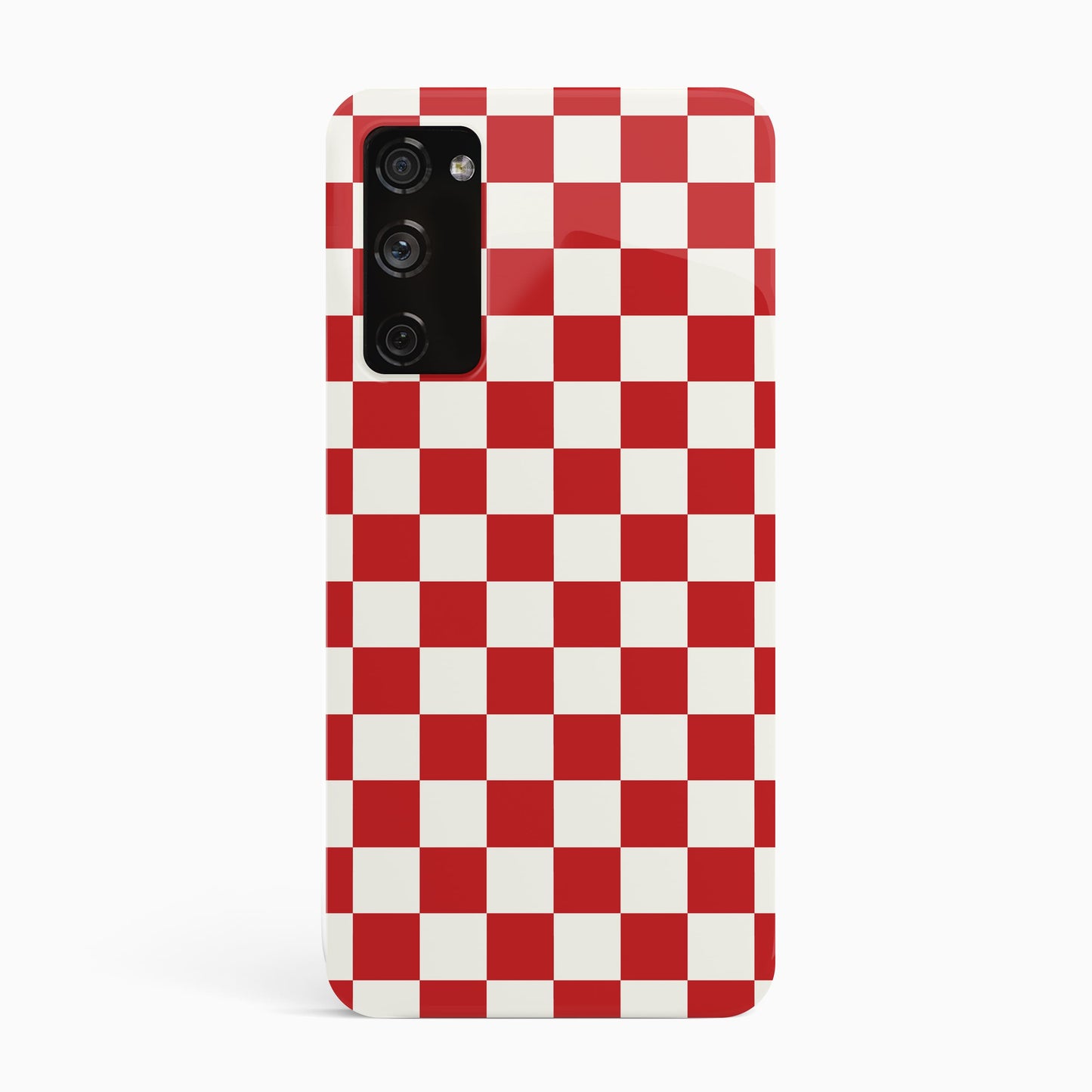 Red Checkerboard Phone Case Samsung Galaxy S20 Phone Case