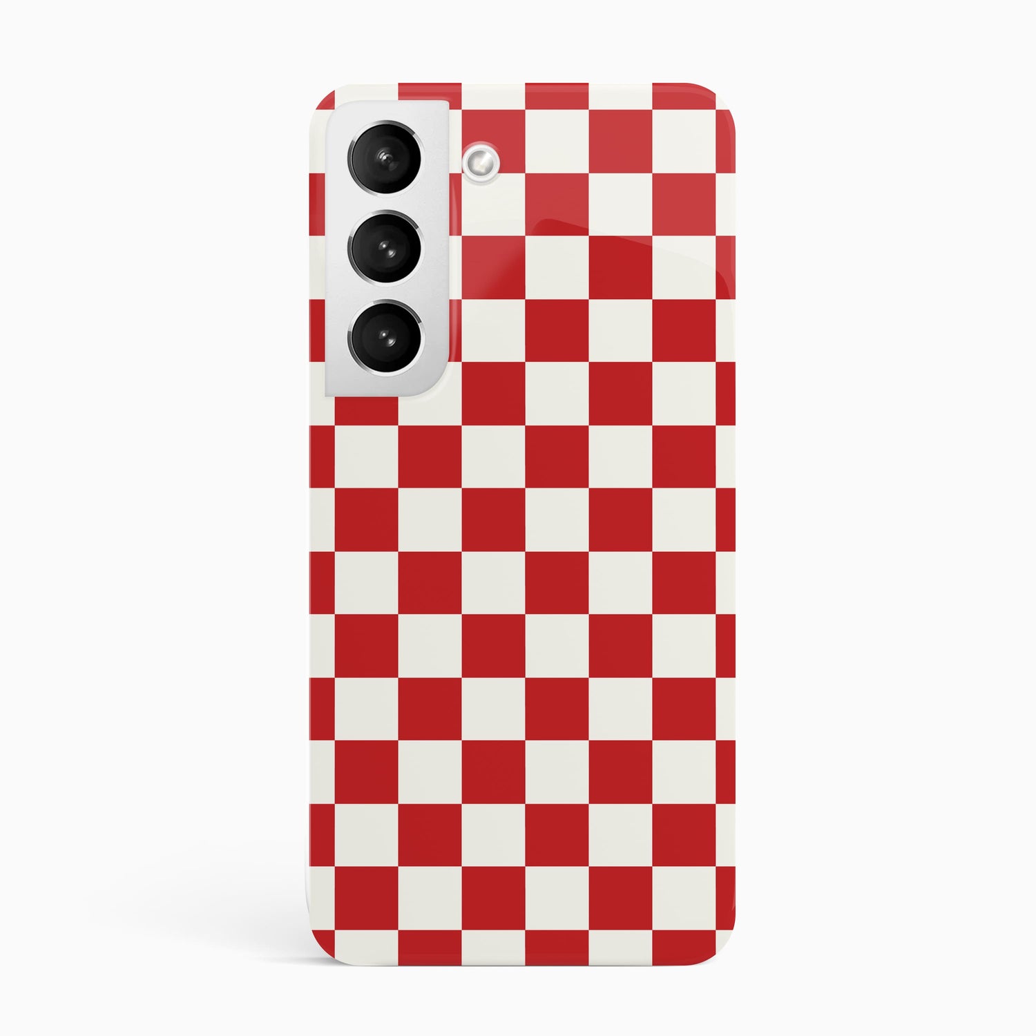 Red Checkerboard Phone Case Samsung Galaxy S22 Phone Case