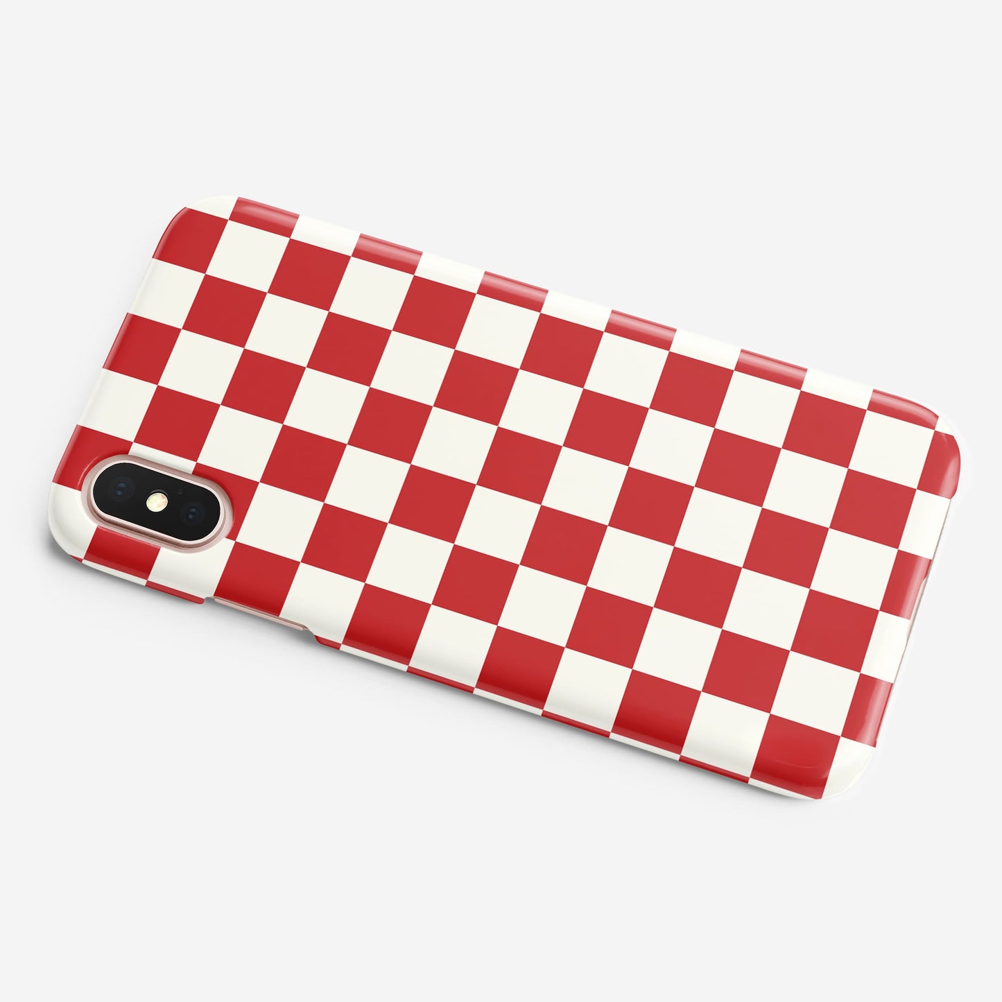 Red Checkerboard Phone Case iPhone Xr Phone Case