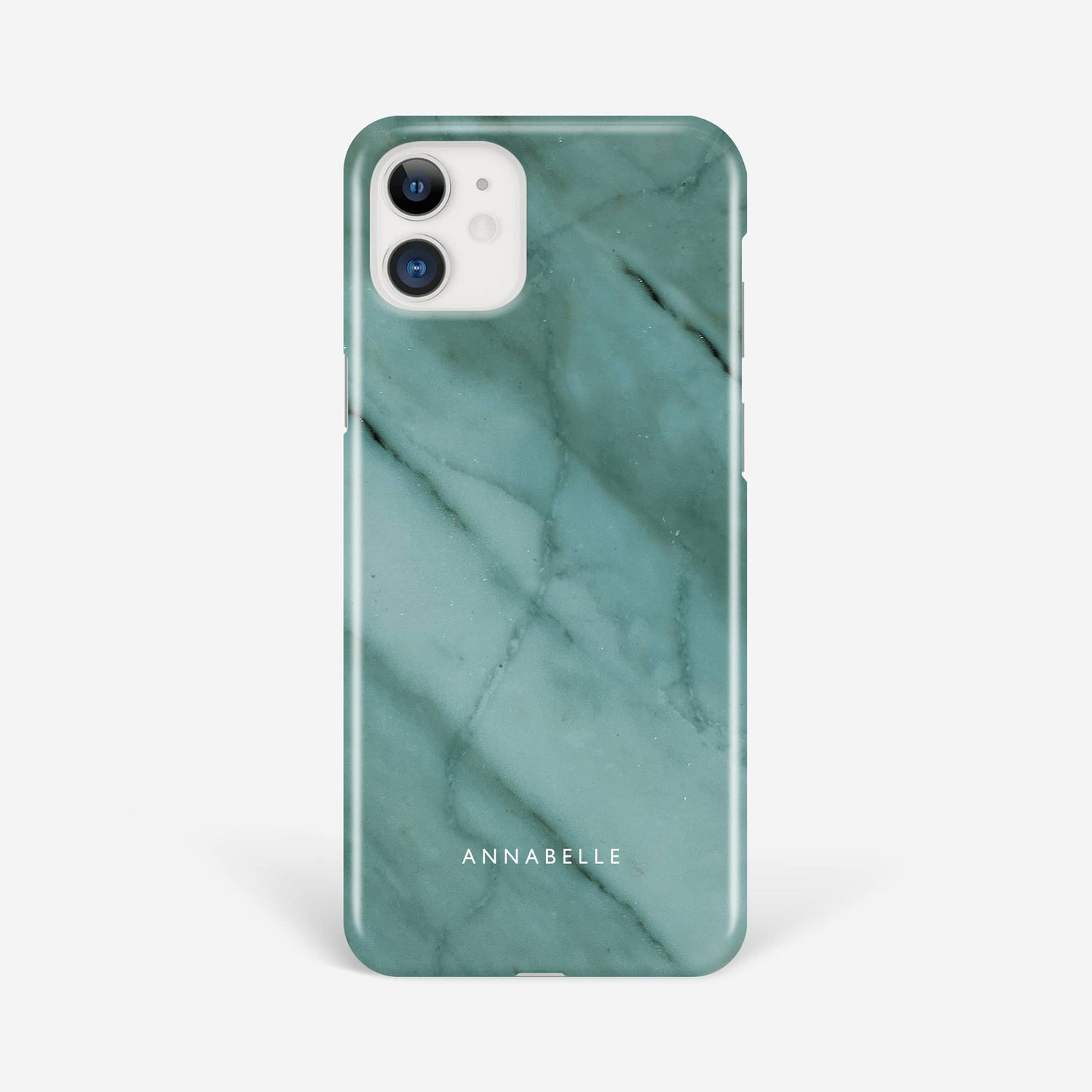 Teal Marble Personalised Name Phone Case  Phone Case