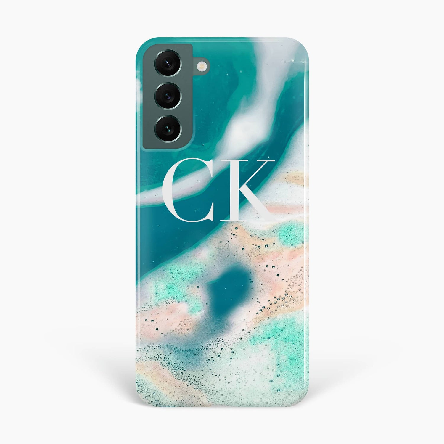 Tropical Marble Initials Phone Case  Phone Case