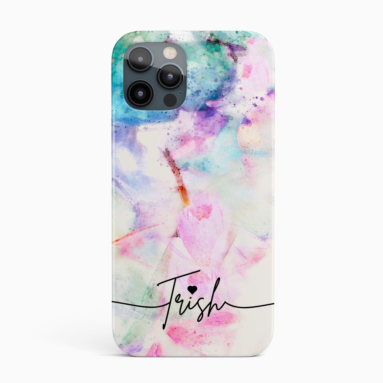 Pastel Watercolour Marble Custom Phone Case iPhone 13 Phone Case