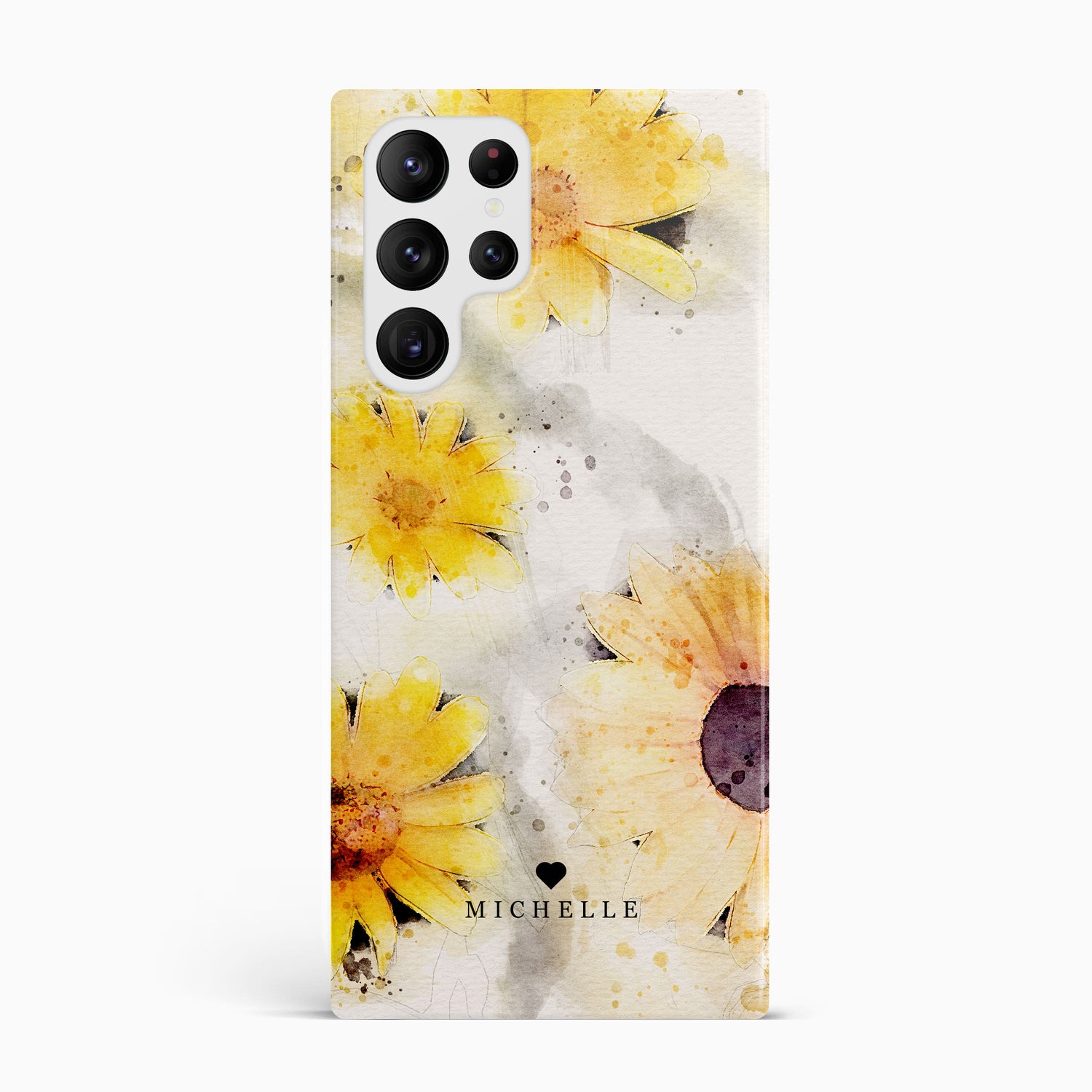 Personalised Sunflowers Phone Case Samsung Galaxy S22 Ultra Phone Case