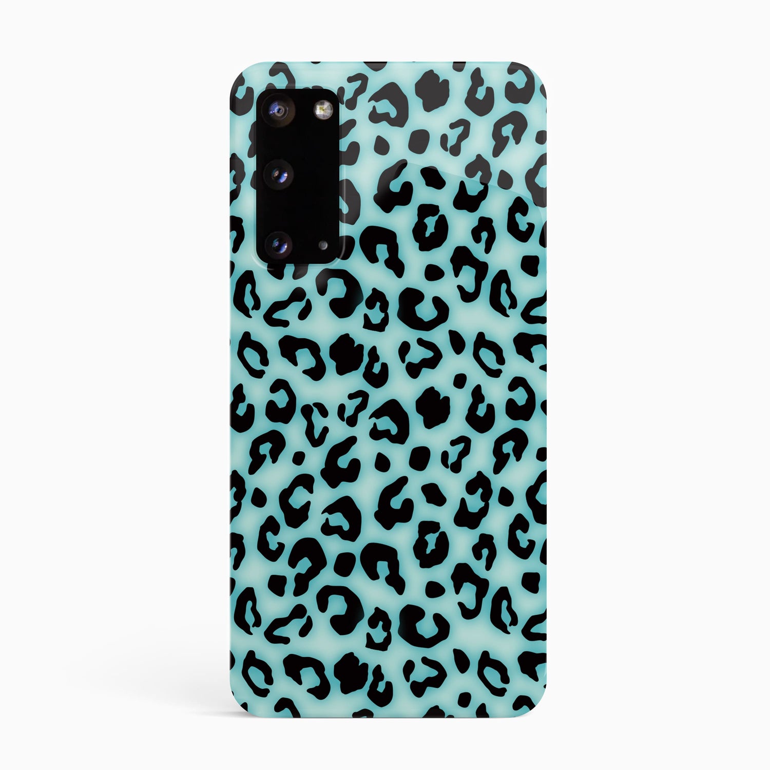 Blue Blush Leopard Print Phone Case Samsung Galaxy S20 Phone Case