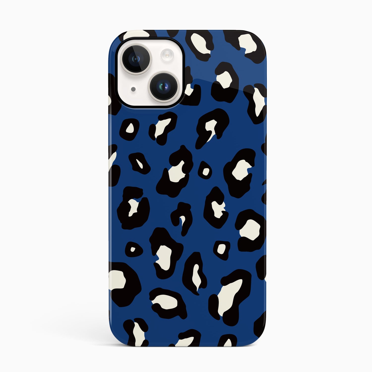 Royal Blue Leopard Print Pattern Phone Case  Phone Case