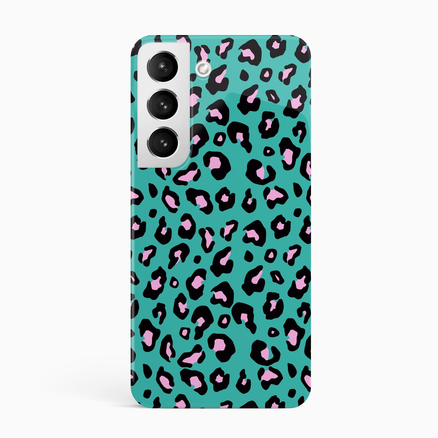 Blue and Pink Micro Leopard Print Phone Case Samsung Galaxy S22 Phone Case