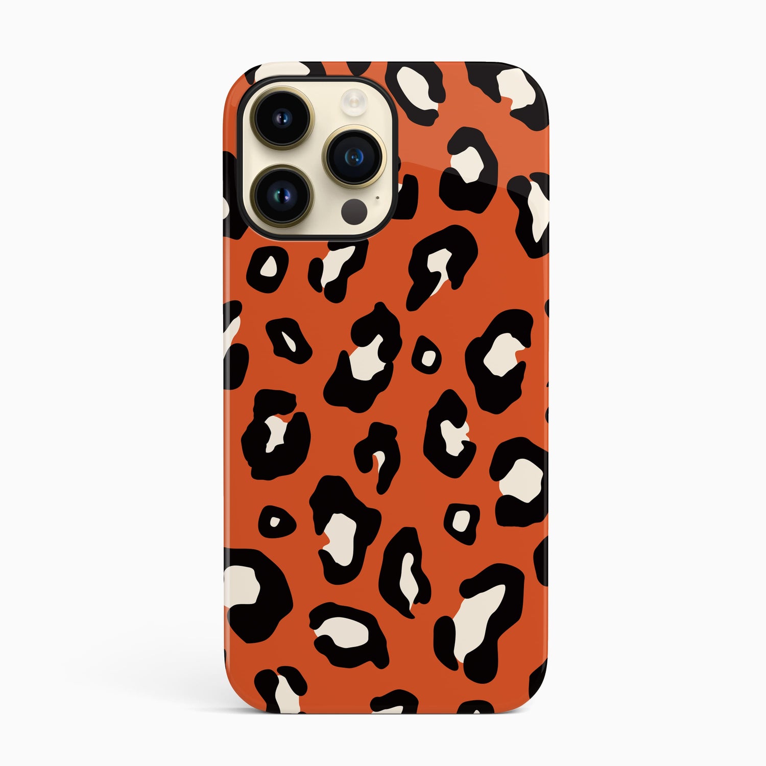 Burnt Orange Leopard Print Pattern Phone Case  Phone Case