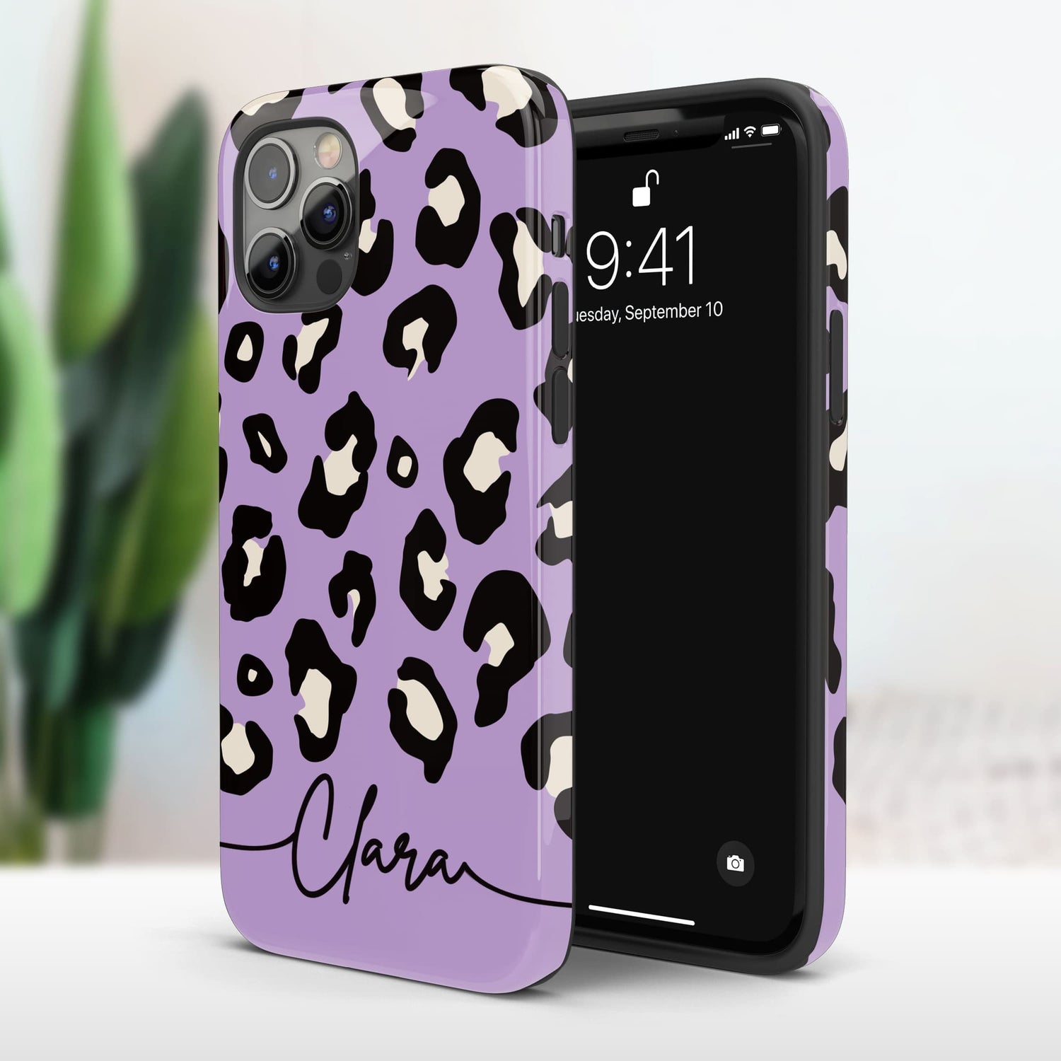 Custom Light Purple Leopard Print Phone Case  Phone Case