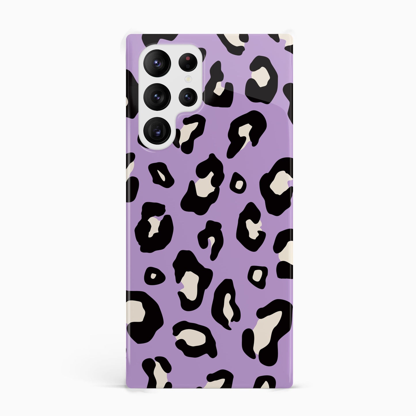 Lavender Purple Leopard Print Pattern Phone Case Samsung Galaxy S22 Ultra Phone Case