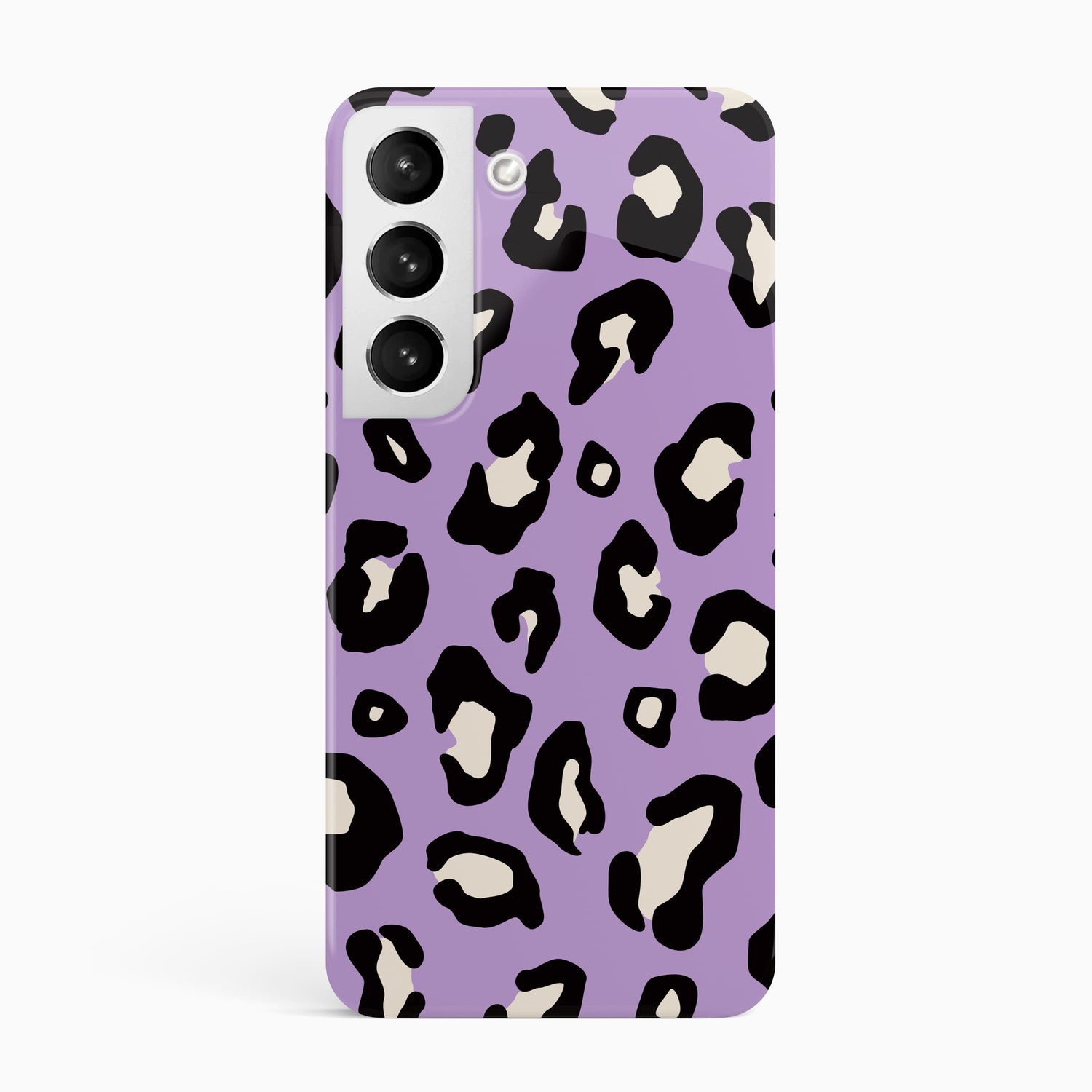 Lavender Purple Leopard Print Pattern Phone Case Samsung Galaxy S22 Phone Case
