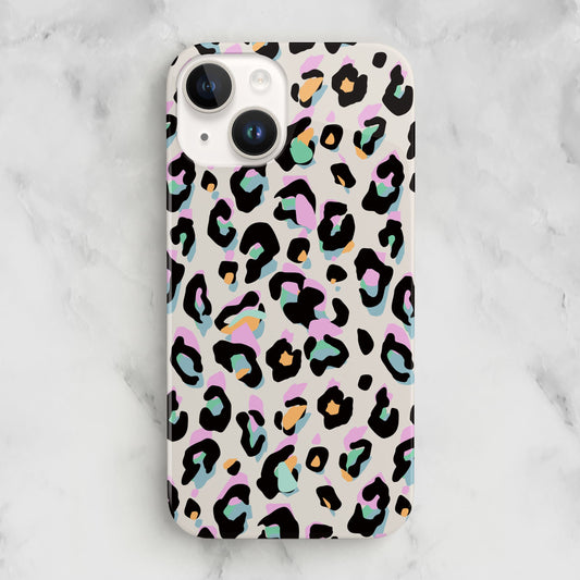 Multicolour Ditsy Leopard Print Phone Case  Phone Case