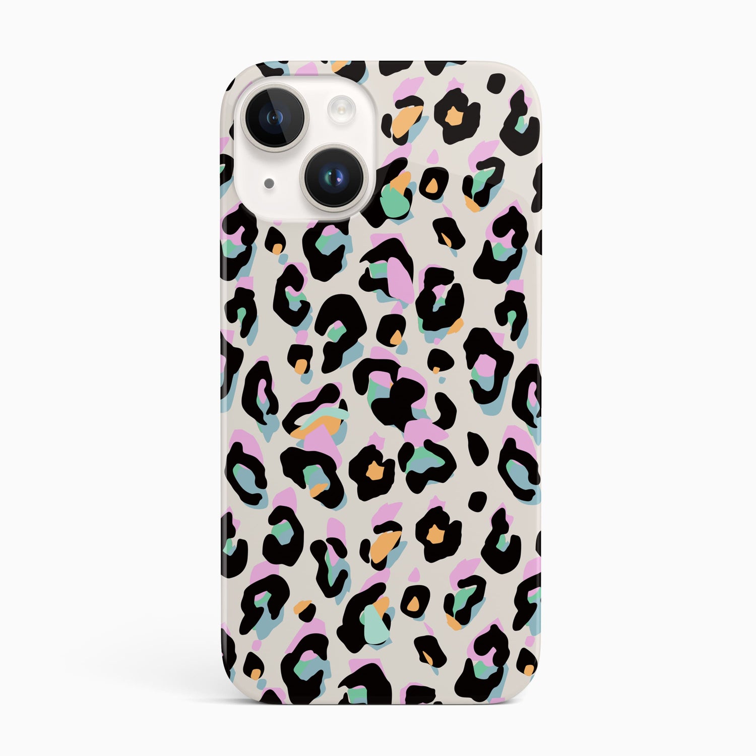 Multicolour Ditsy Leopard Print Phone Case iPhone 14 Phone Case