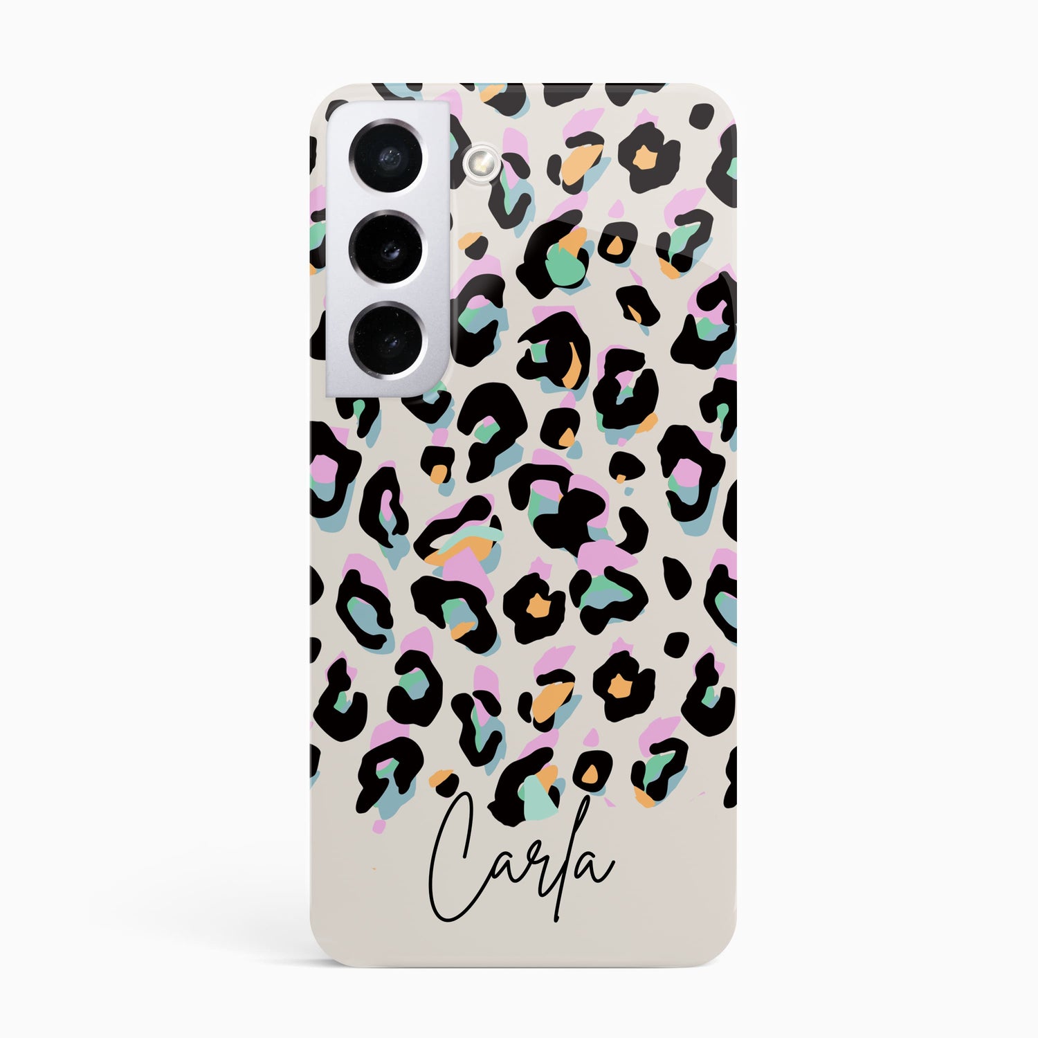 Custom Name Rainbow Leopard Print Phone Case  Phone Case