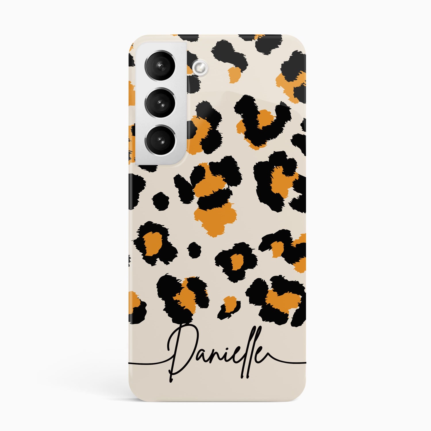 Orange Cream Custom Leopard Print Phone Case Phone Case