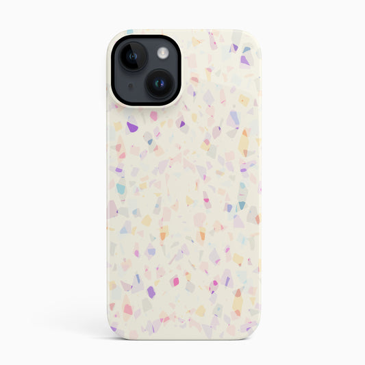 Pastel Rainbow Terrazzo Print Phone Case iPhone 14 Phone Case
