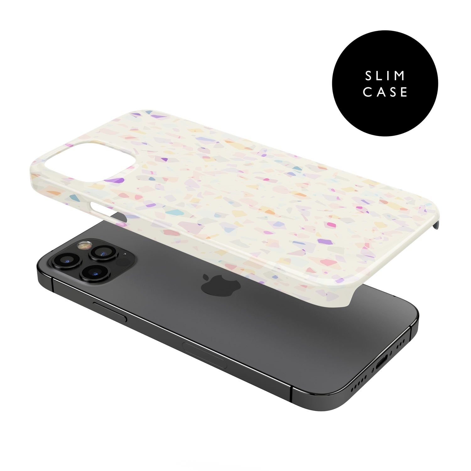 Pastel Rainbow Terrazzo Print Phone Case  Phone Case