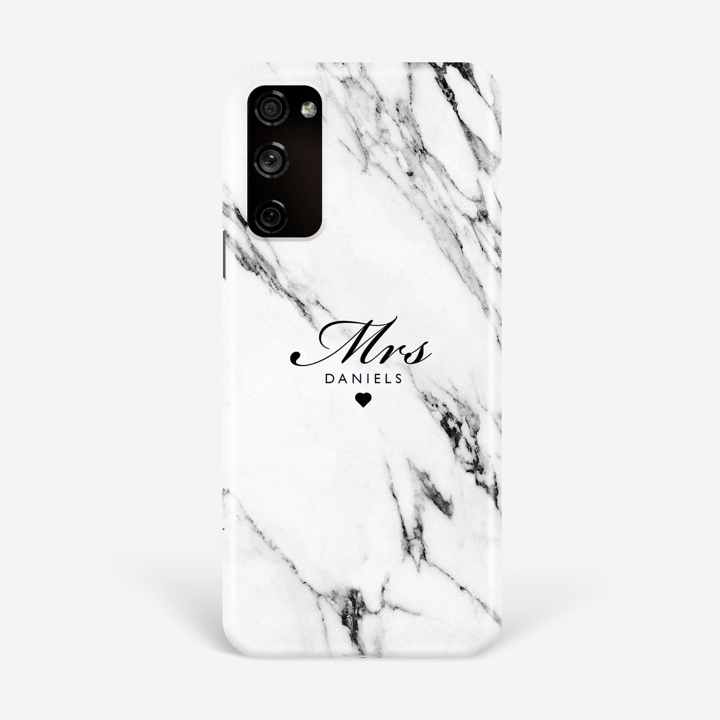 White Marble Custom Wife Name Phone Case  Phone Case