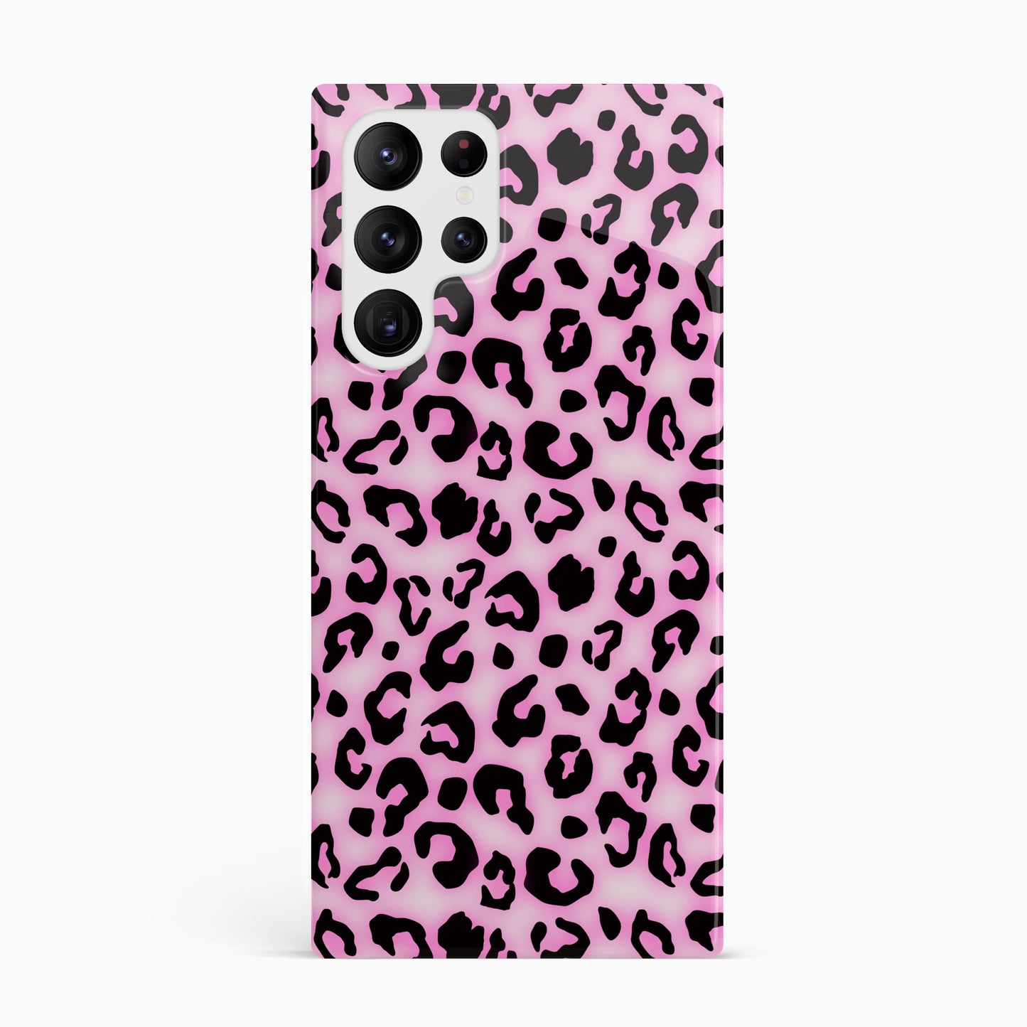 Pink Blush Leopard Print Phone Case Samsung Galaxy S22 Ultra Phone Case