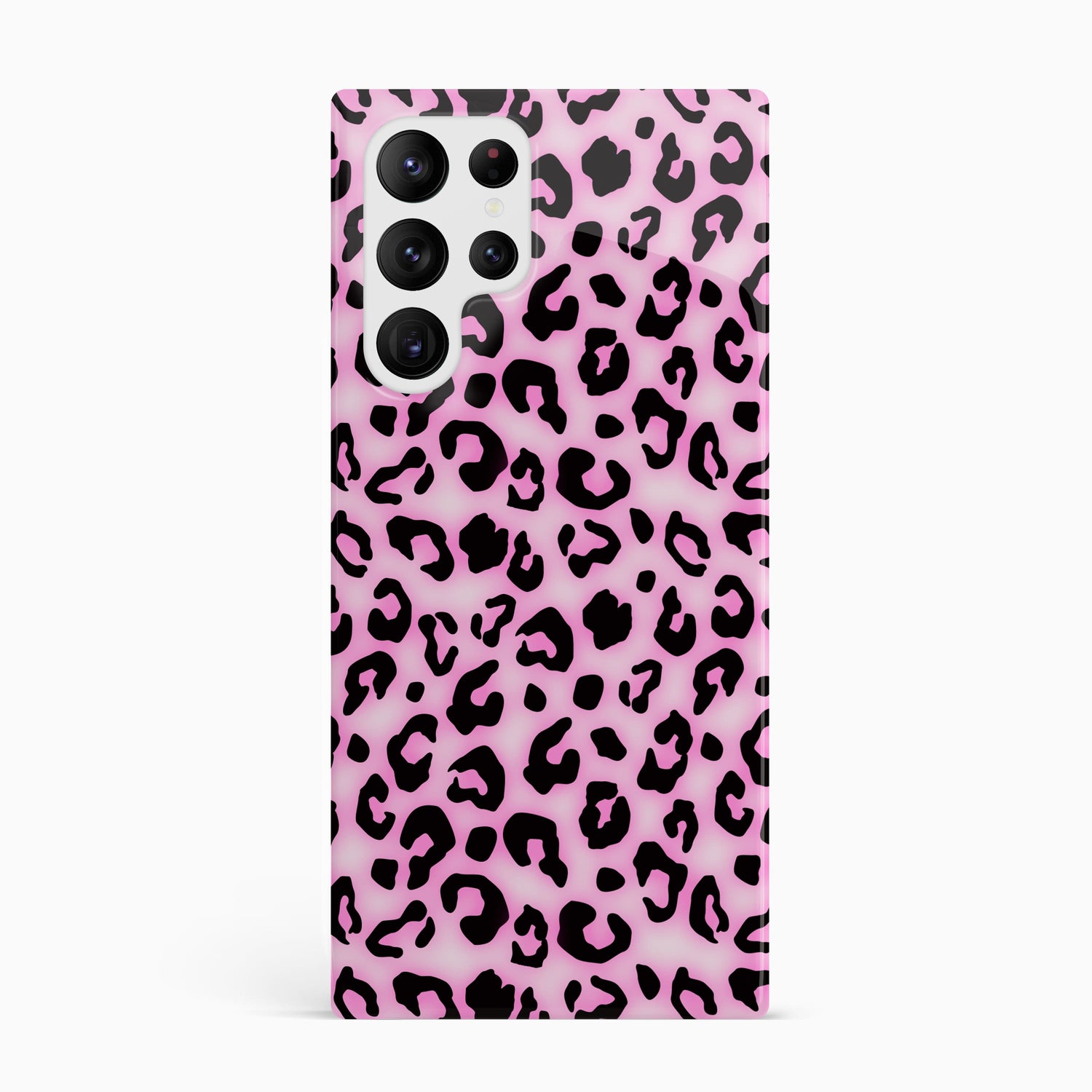 Pink Blush Leopard Print Phone Case Samsung Galaxy S22 Ultra Phone Case