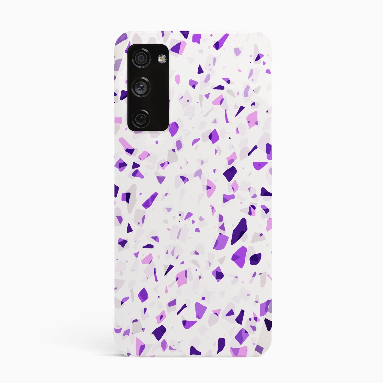 Purple Dazzle Terrazzo Pattern Phone Case Samsung Galaxy S20 Phone Case