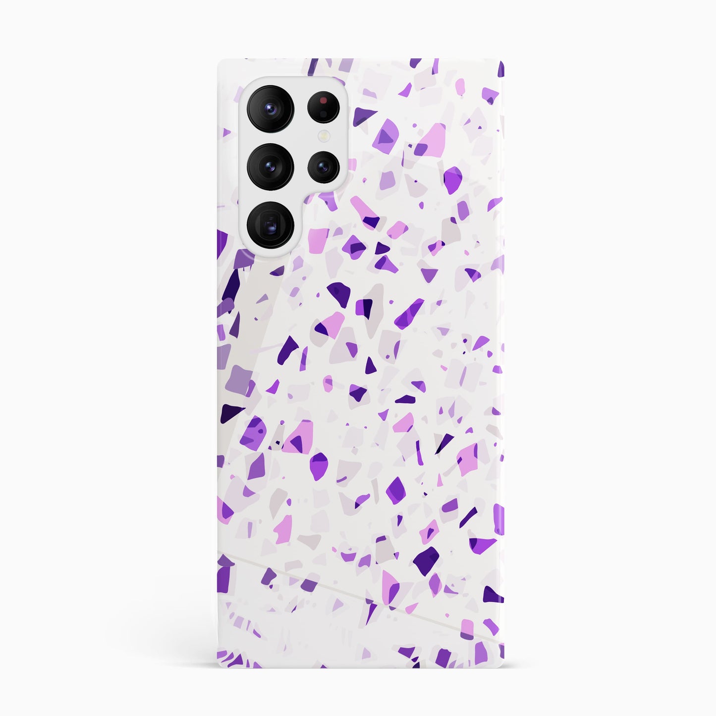 Purple Dazzle Terrazzo Pattern Phone Case Samsung Galaxy S22 Phone Case