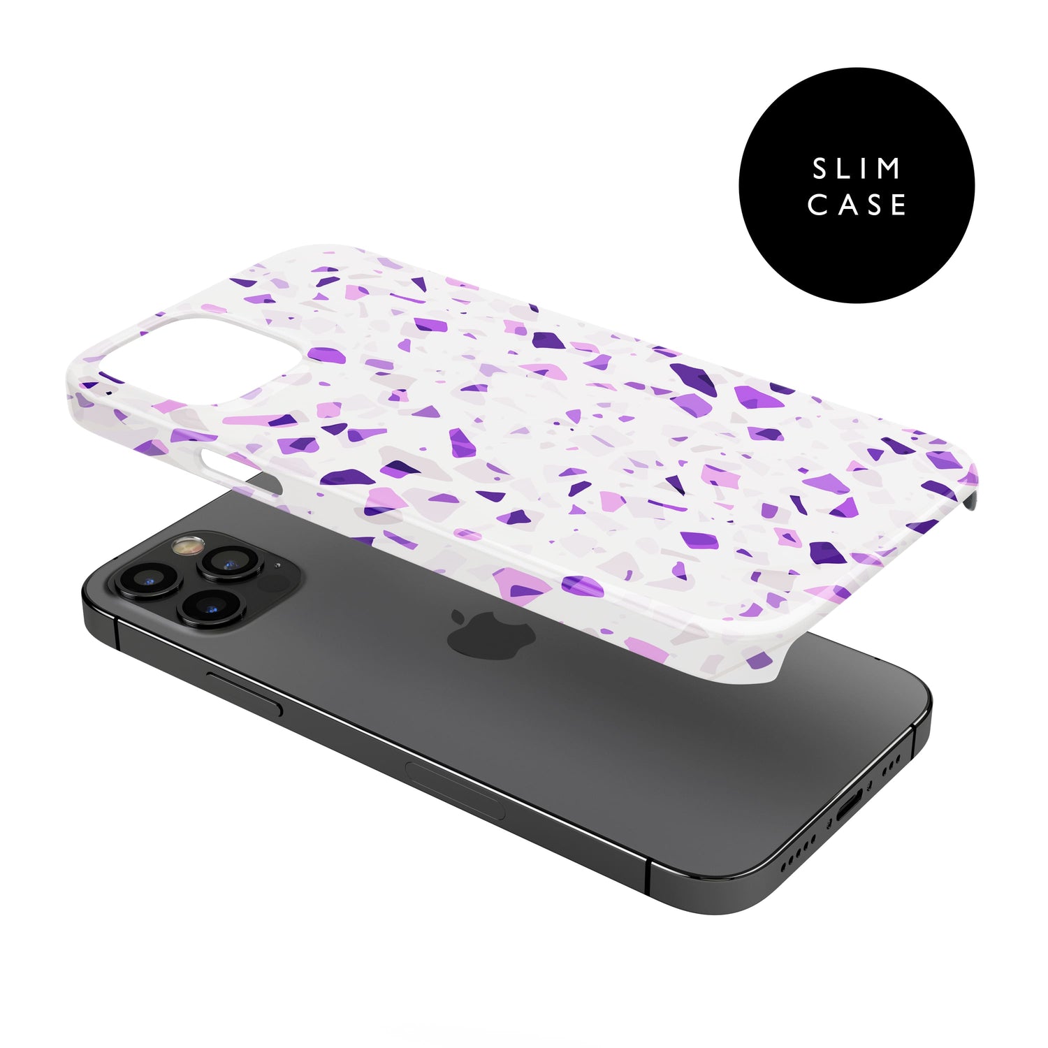 Purple Dazzle Terrazzo Pattern Phone Case  Phone Case