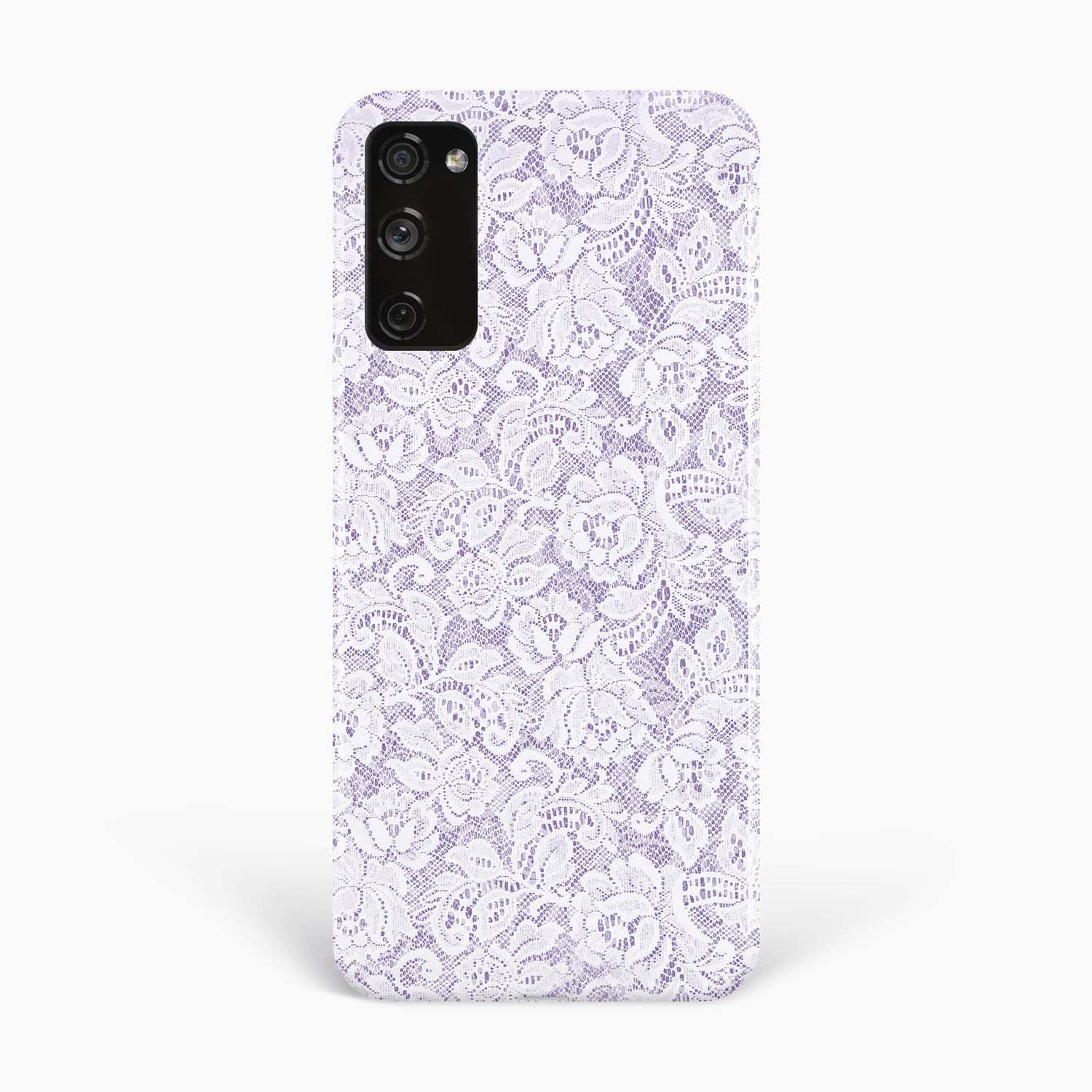 Retro Purple Lace Print Phone Case Samsung Galaxy S20 Phone Case